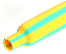 Трубка термоусаживаемая ТУТнг-LS-LS-6/3 желто-зеленая (100м/рул) | 60104 | КВТ