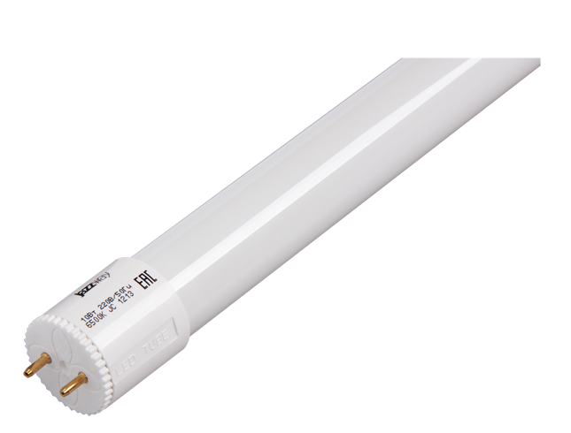 Лампа светодиодная LED 10Вт G13 220В 4000К PLED T8 - 600GL FROST трубчатая | 1032492 | Jazzway