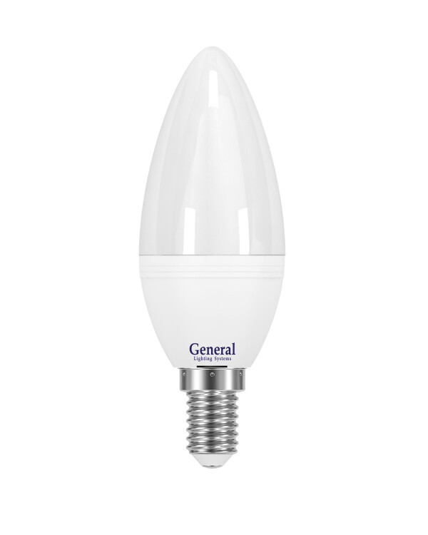 Лампа светодиодная LED 7Вт Е14 220В 4500К GLDEN-CF-7-230-E14-4500 | 638000 | General