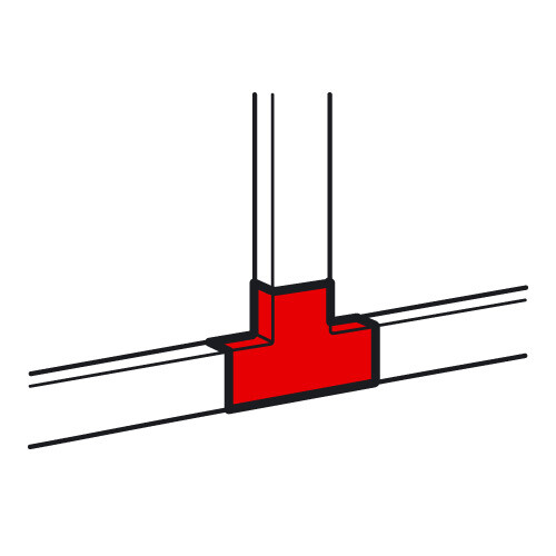 T-образный отвод - для мини-каналов Metra - 40x16 | 638154 | Legrand