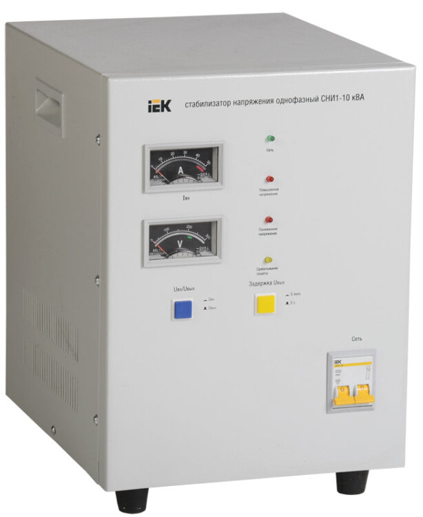 Стабилизатор напряжения СНИ1-10 кВА однофазный | IVS10-1-10000 | IEK