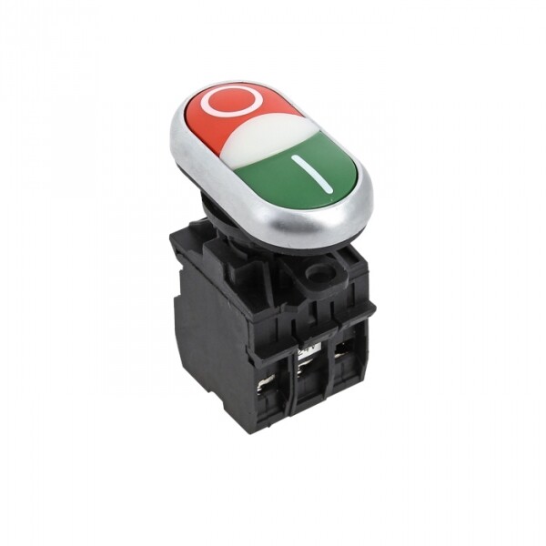 Кнопка LA32HND красно-зеленая "Пуск-Стоп" с подсветкой NO+NC EKF PROxima | la32hnd | EKF