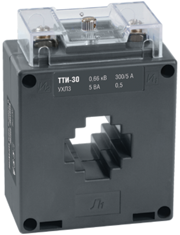Трансформатор тока ТТИ-30 250/5А 5ВА класс 0,5S | ITT20-3-05-0250 | IEK
