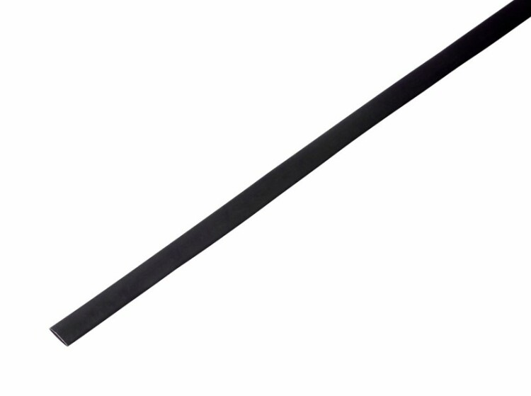 Термоусадка 5,0 / 2,5 мм, черная (1м) | 20-5006 | REXANT