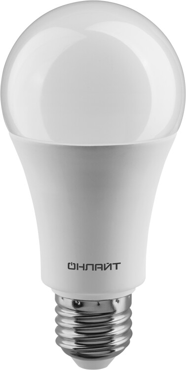 Лампа светодиодная OLL-A60-20-230-6.5K-E27 | 61159 | ОНЛАЙТ