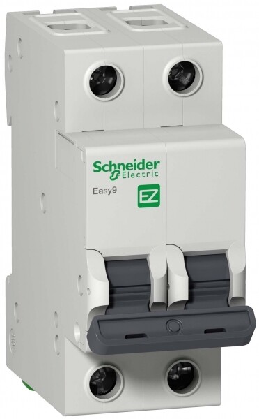 Выключатель автоматический двухполюсный EASY 9 25А C 4,5кА | EZ9F34225 | Schneider Electric