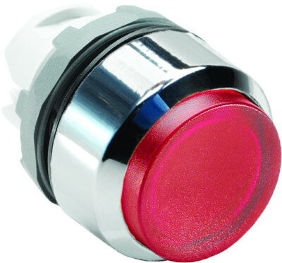 Кнопка MP3-21R красная выступающая (только корпус) с подсветкой без фиксации | 1SFA611102R2101 | ABB