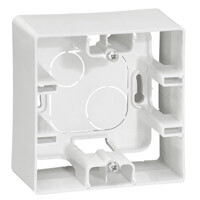 Коробка распределительная КМ для о/п 75х75х20мм белая | UKO10-075-075-020-K01-E | IEK