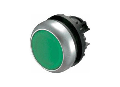 Кнопка плоская M22S-DL-G без фиксации. зеленый. P67 | 216928 | EATON