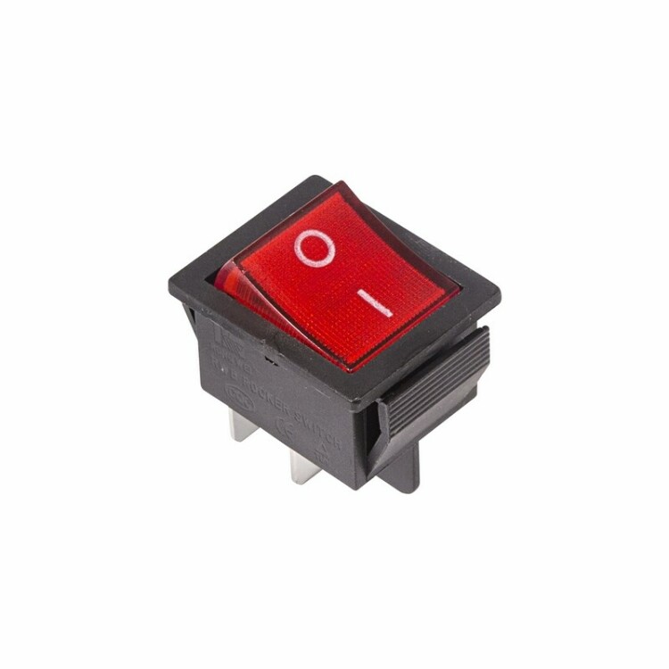 Кнопка ABLF-22 красный d22мм неон/240В 1з+1р | BBT10-ABLF-K04 | IEK
