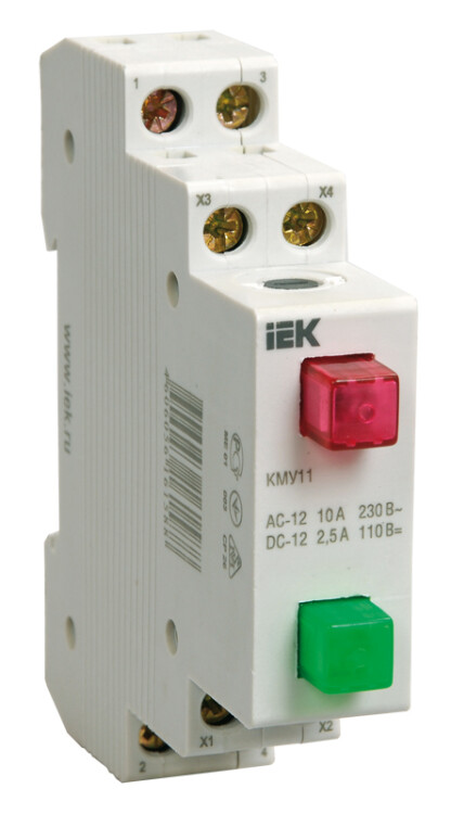 Кнопка управления модульная КМУ11 | MBD10-11-K51 | IEK