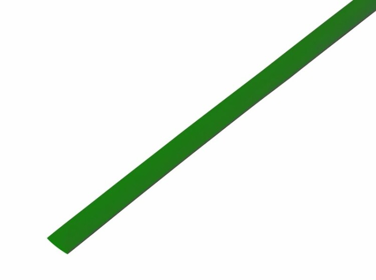 Термоусадка 5,0 / 2,5 мм, зеленая (1м) | 20-5003 | REXANT