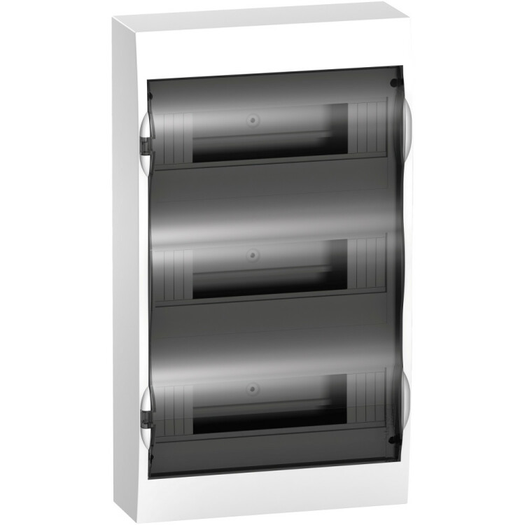 Корпус встраиваемый Easy9, прозрачная дверь, 1ряд/12мод | EZ9E112S2FRU | Schneider Electric