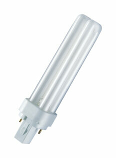 Лампа энергосберегающая КЛЛ 18Вт G24d-2 840 U образная DULUX D | 4050300012056 | Osram