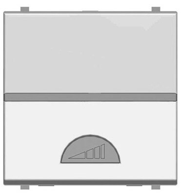 ABB Zenit Серебряный Светорегулятор нажимной 60-500W универсальный, (2 мод) | N2260.1 PL | 2CLA226010N1301 | ABB