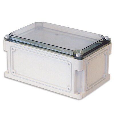 Корпус пластиковый RAM box IP67 300х200х146 мм (высота крышки 21) стенка с выбивными фланцами прозрачная крышка | 532211 | DKC