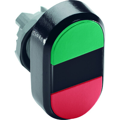 Кнопка двойная MPD4-11B (зеленая/красная) непрозр. | 1SFA611133R1106 | ABB