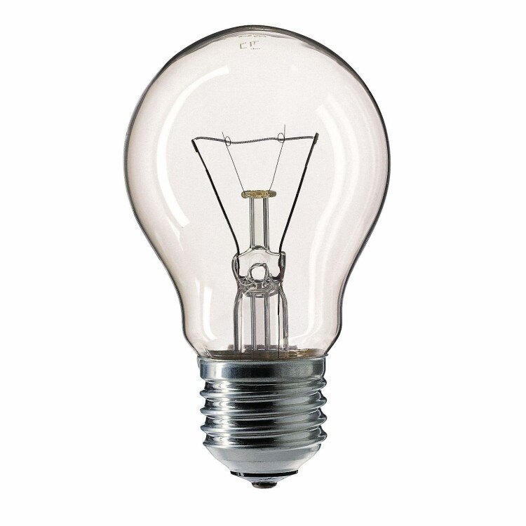Лампа накаливания ЛОН Stan 75W E27 230V A55 CL 1CT/12X10 | 926000004004 | PHILIPS