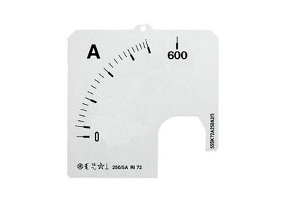 Шкала для амперметра SCL-A5-600/72 | 16083070 | ABB