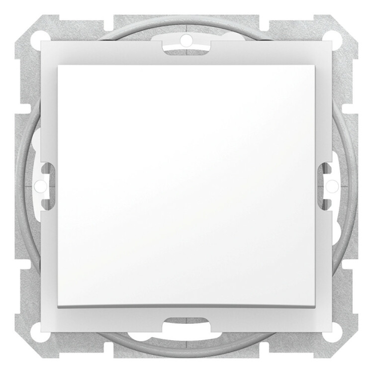 Sedna Белый Выключатель 1-клавишный 10А , IP44 (сх.1) | SDN0100321 | Schneider Electric