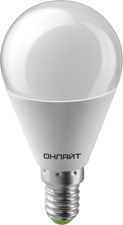 Лампа светодиодная OLL-G45-8-230-2.7K-E14 | 71624 | ОНЛАЙТ