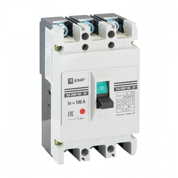 Выключатель автоматический дифференциального тока АВДТ-63 1п+N 40А C 30мА тип A PROxima (электронный) | DA63-40-30e | EKF