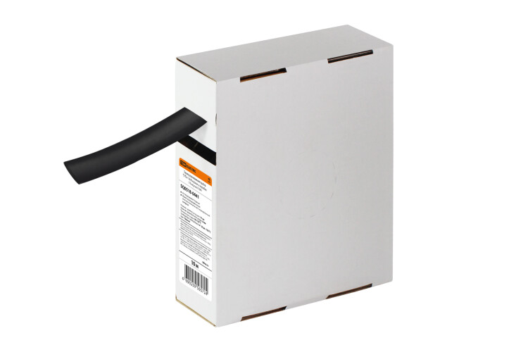 Термоусаживаемая трубка ТУТнг 16/8 черная в коробке (10 м/упак) | SQ0518-0441 | TDM