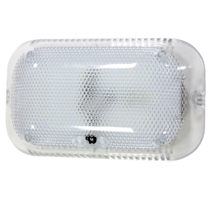 Светильник светодиодный пылевлагозащищенный для ЖКХ "Сенсори" LED (170х100, 7Вт, 840Лм, 6500К) IP30 с датч. ИУ | 1030450338 | Элетех