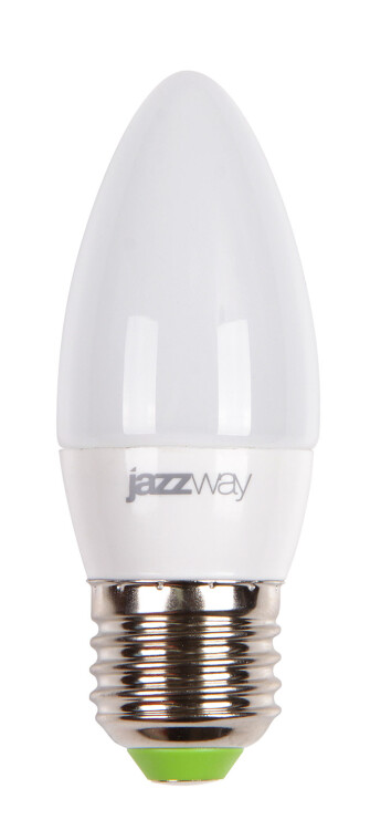 Лампа светодиодная LED 7Вт Е27 220В 3000К PLED- SP C37 свеча | 1027825-2 | Jazzway