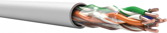 Труба гофрированная ПВХ 40мм с зондом серая тяжелая (RAL:7035) 20м