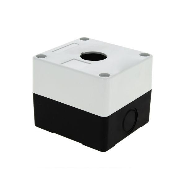 Корпус КП101 пластиковый 1 кнопка белый EKF PROxima | cpb-101-w | EKF