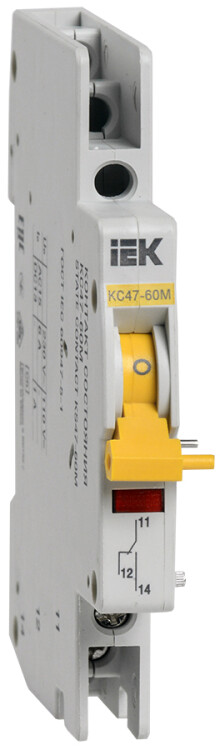 Контакт состояния КС47-60М на DIN-рейку для ВА47-60M | MVA31D-KS-1 | IEK
