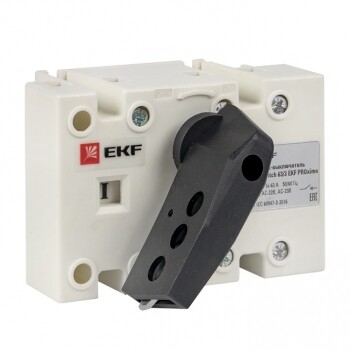 Рубильник-выключатель 63A 3P c рукояткой управления для прямой установки PowerSwitch | psds-63-3 | EKF