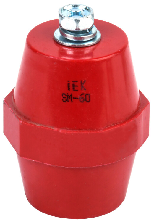 Изолятор ступенчатый ИС4-30 (М8) силовой с болтом | YIS11-4-30-B | IEK
