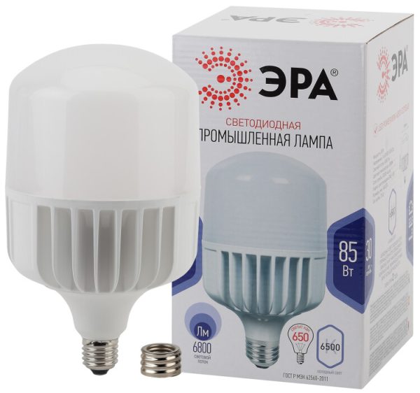 Лампа светодиодная LED POWER T140-85W-6500-E27/E40 Лампы СВЕТОДИОДНЫЕ POWER ЭРА (диод, колокол, 85Вт, хол, E27/E40) | Б0032088 | ЭРА
