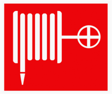 Знак пожарной безопасности ПБ02 Пожарный кран 150x150 мм | ПБ02 150150 | TechnoLux
